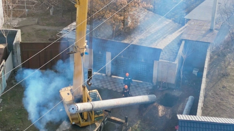 Елдің оңтүстігінде жарты ғасырдан астам уақыт бойы жаңартылмаған электр желілері жаңғыртылды