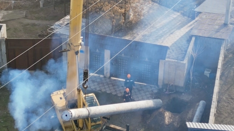 Елдің оңтүстігінде жарты ғасырдан астам уақыт бойы жаңартылмаған электр желілері жаңғыртылды