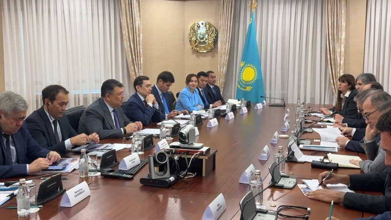 Вице-премьер Канат Бозумбаев провел встречу с представителями Всемирного Банка