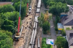 Более 2,3 тыс. квартир и соцобъекты Талдыкоргана подключат к новой тепломагистрали по улице Биржан сал