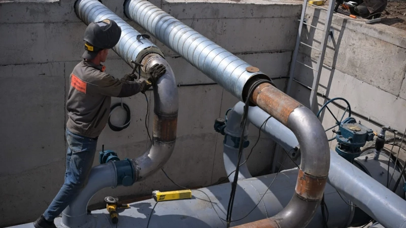 В Экибастузе отремонтировано более 20 км теплосетей