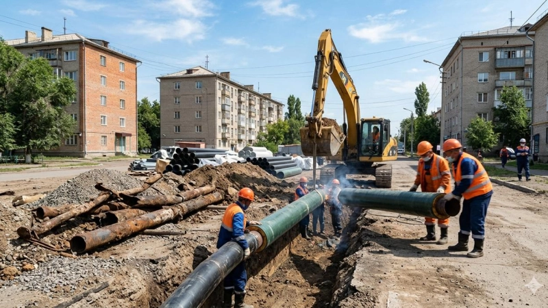 На обновление устаревших коммунальных сетей Павлодарской области направят 13,6 млрд тенге
