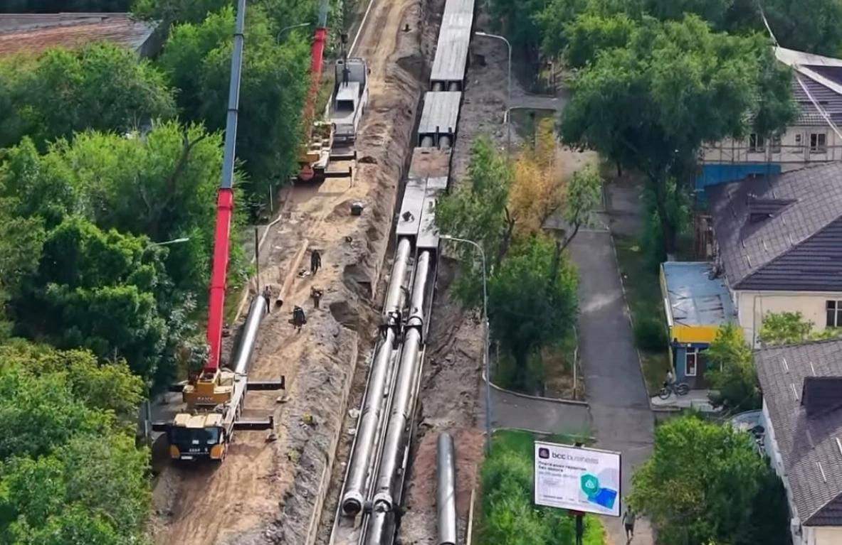 реконструкция теплосетей в Талдыкоргане, МЭКС, Жетысу - МЭКС