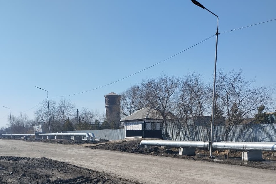 Вдвое &laquo;помолодели&raquo; теплосети микрорайона Железнодорожный в Тайынше благодаря Нацпроекту &laquo;МЭКС&raquo;