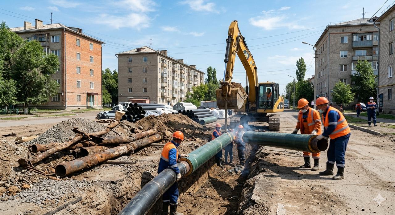 На обновление устаревших коммунальных сетей Павлодарской области направят 13,6 млрд тенге